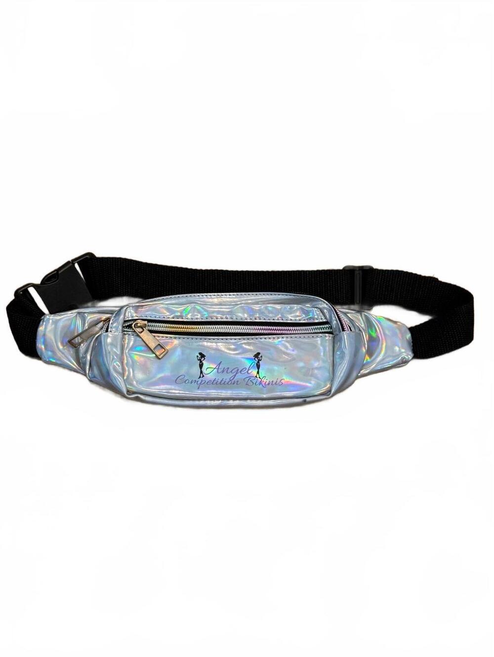 Angel Competition Bikinis Holographic Fanny Pack Waist Bag with Adjustable Strap